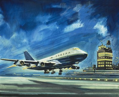 Sabena. Passagerfly af Wilf (20th century) Hardy
