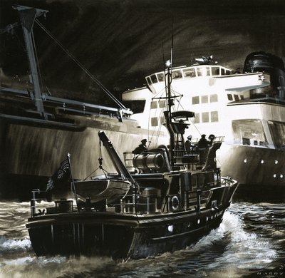 Den britiske måde at leve på: Den britiske kystvagts indtægtskuttere af Wilf (20th century) Hardy