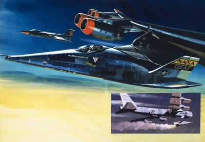 Martin Marietta X-24B rumfærge af Wilf (20th century) Hardy