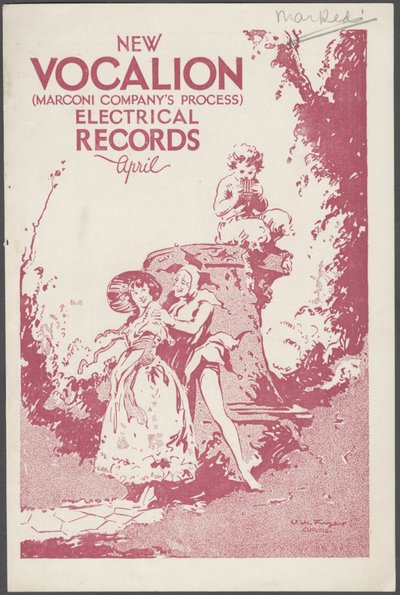 Vocalion Records Bulletin, 1920