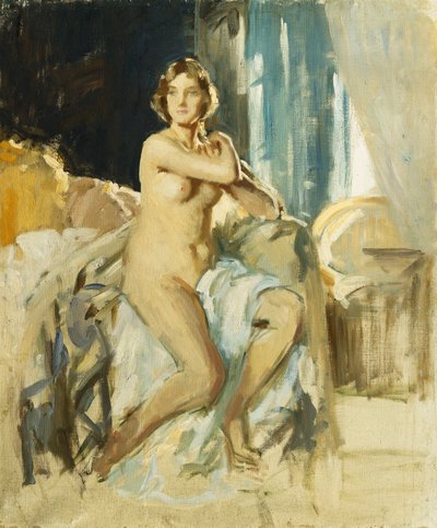 Studie til The Mirror af Wilfred Gabriel de Glehn