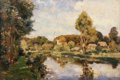 Avon nær Great Dunford af Wilfred Gabriel de Glehn