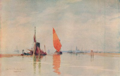 Tidlig morgen. Venetianske laguner, c1917 af Wilfrid Williams Ball