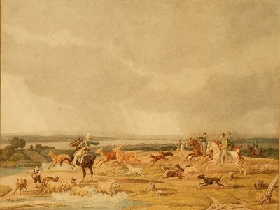 En hjortejagt af Wilhelm Alexander Kobell