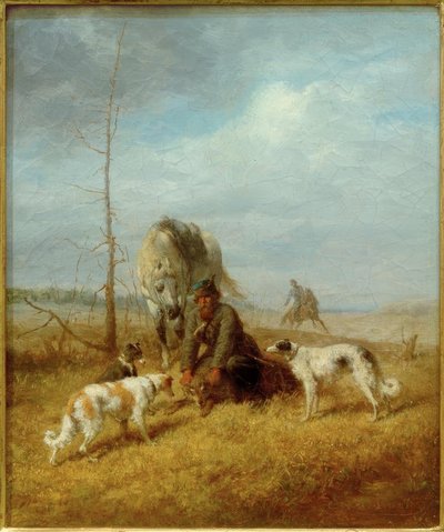 Ulvejagt om sommeren af Wilhelm Amandus Beer