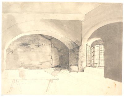 Kælderinteriør af Wilhelm Bendz
