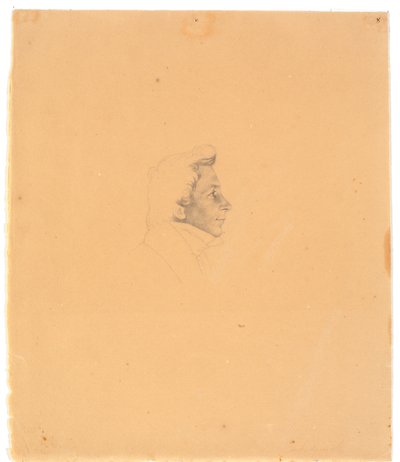 Porträt von Bernhard Stange af Wilhelm Bendz