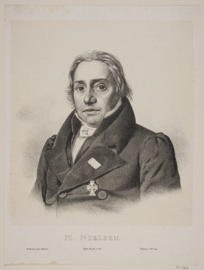 Rektor Michael Nielsen af Wilhelm Bendz