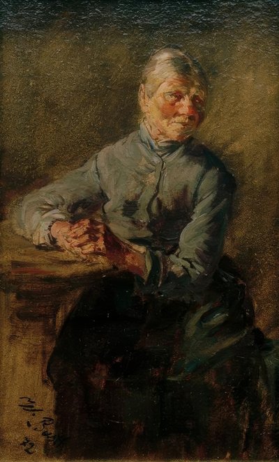 Gammel dame af Wilhelm Busch