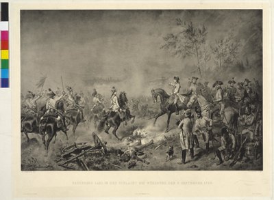 Ærkehertug Karl i slaget ved Würzburg af Wilhelm Camphausen