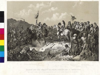 Episode fra slaget ved Mount Harsany den 12. august 1687 af Wilhelm Camphausen