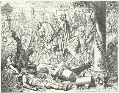 Frederick Barbarossa kommer ind i Milano af Wilhelm Camphausen