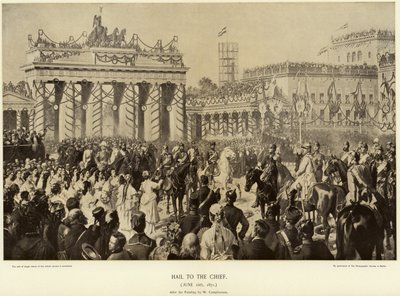 Otto von Bismarck i Berlin i 1871 af Wilhelm Camphausen