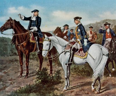 Prins Eugene og kronprins Frederik af Wilhelm Camphausen