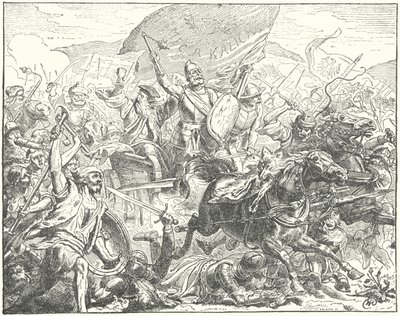 Den tjekkiske general og hussitleder Jan Zizka i kamp af Wilhelm Camphausen