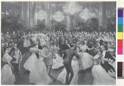 Bal ved hoffet - begrundelse for kvadrillen af Wilhelm Gause