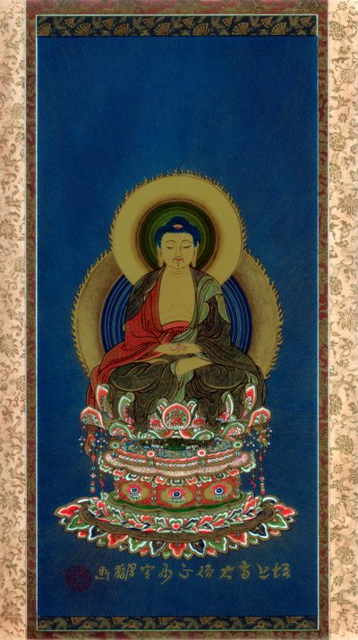 Amitabha, begyndelsen af det 19. århundrede 1886 af Wilhelm Greve