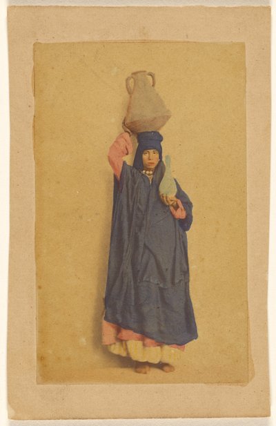 Kvinde bærer kander med vand af Wilhelm Hammerschmidt