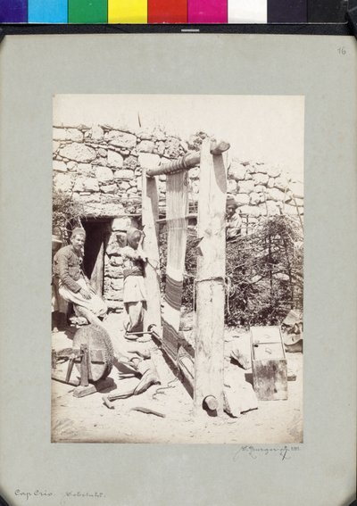 Væv i Cnidus ved Kap Krio af Wilhelm J. Burger