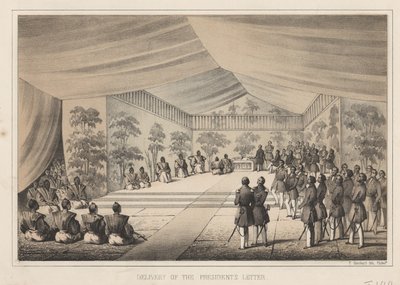 Fremsendelse af præsidentens brev, 1855 af Wilhelm Joseph Heine
