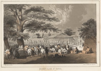 Markedspladsen i Napha, 1855 af Wilhelm Joseph Heine