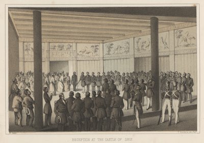 Reception på slottet Shui, 1855 af Wilhelm Joseph Heine
