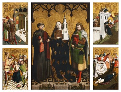 Sankt Barbara altertavle af Wilhelm Kalteysen