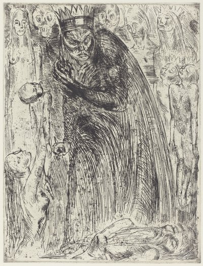 Macbeth V (The Vision of Lady Macbeth) af Wilhelm Lehmbruck