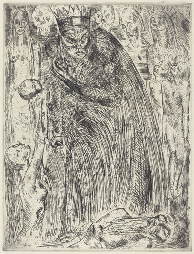 Macbeth V (The Vision of Lady Macbeth) af Wilhelm Lehmbruck