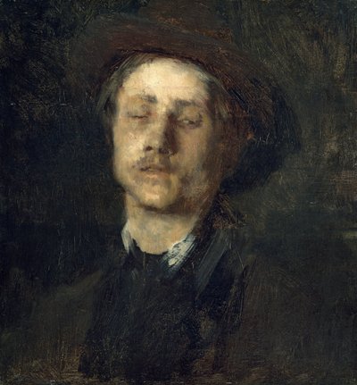 hovedet af en blind mand af Wilhelm Maria Hubertus Leibl