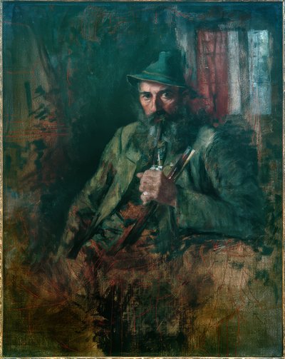 Oberbayersk Skovmand af Wilhelm Maria Hubertus Leibl