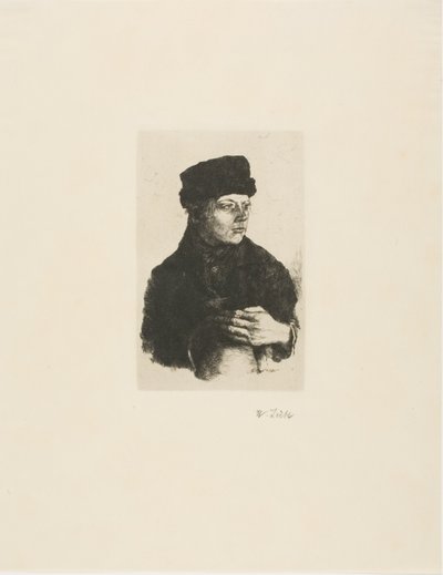 Bondedreng med Kande af Wilhelm Maria Hubertus Leibl