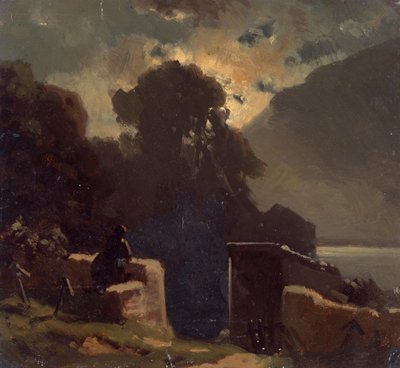 månelandskab af Wilhelm Lichtenheld