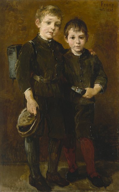 Portræt af kunstnerens sønner af Wilhelm Marc