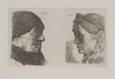Et Bondepar af Wilhelm Maria Hubertus Leibl