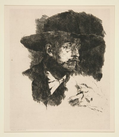 En ryger af Wilhelm Maria Hubertus Leibl