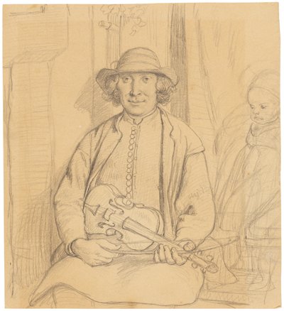 En svensk folkemusiker af Wilhelm Marstrand