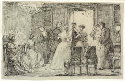 Ballet begynder af Wilhelm Marstrand