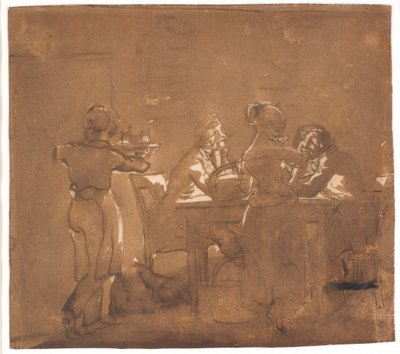 En værtshusscene af Wilhelm Marstrand