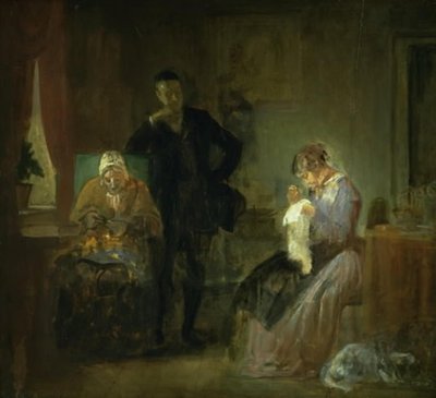 Frierens besøg af Wilhelm Marstrand