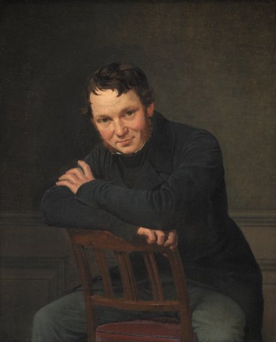 Gottlieb Bindesbøll, dansk arkitekt af Wilhelm Marstrand