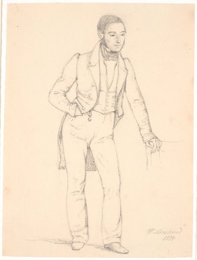 Koncertmester Johan Frederik Frølich af Wilhelm Marstrand