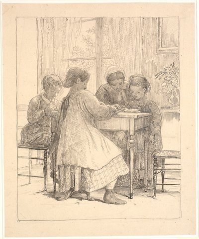Lektielæsning af Wilhelm Marstrand