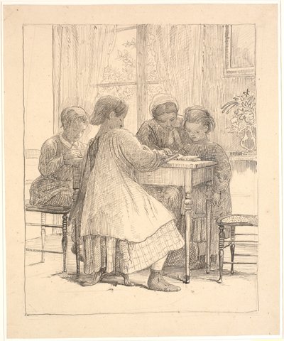Lektielæsning af Wilhelm Marstrand