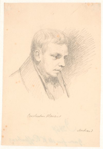 Portræt af Constantin Hansen af Wilhelm Marstrand