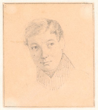 Portræt af Lorentz Ludvig Mozart Waagepetersen af Wilhelm Marstrand