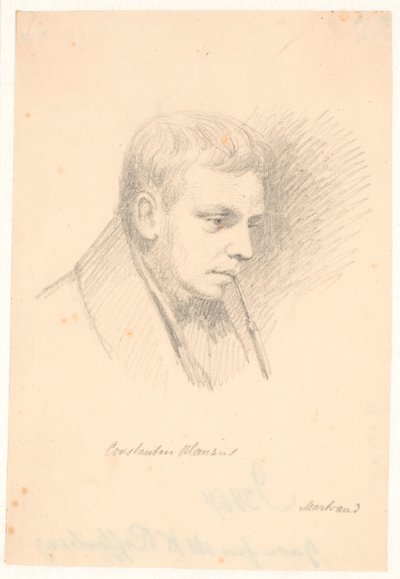 Portræt af Constantin Hansen af Wilhelm Marstrand