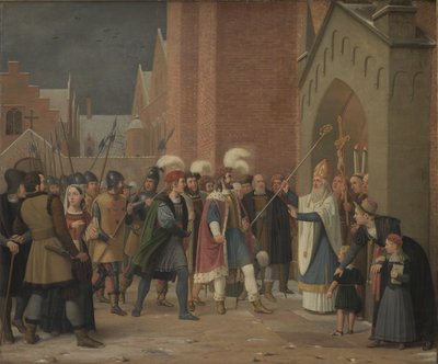 Svend Estridsen and Bishop Vilhelm af Wilhelm Marstrand