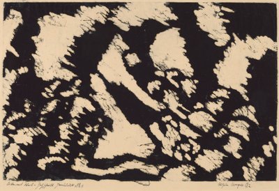 Acker mit Weib (Woman in a Field) af Wilhelm Morgner