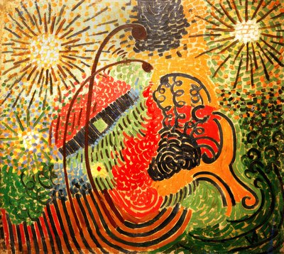 Ornamentale Komposition XIV af Wilhelm Morgner